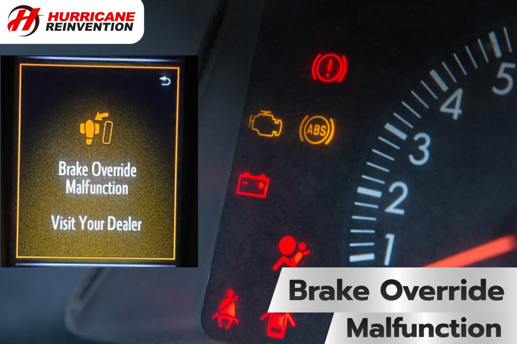 Brake override malfunction
