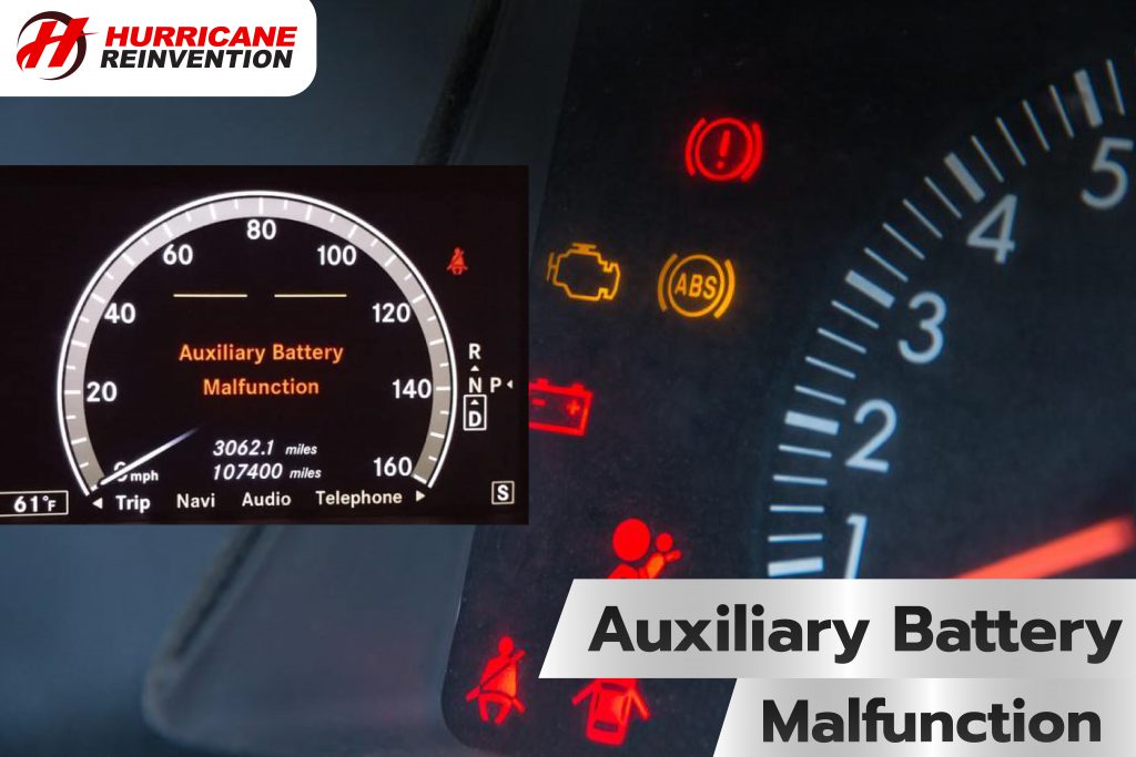 สัญญาณเตือน : Auxiliary Battery malfunction